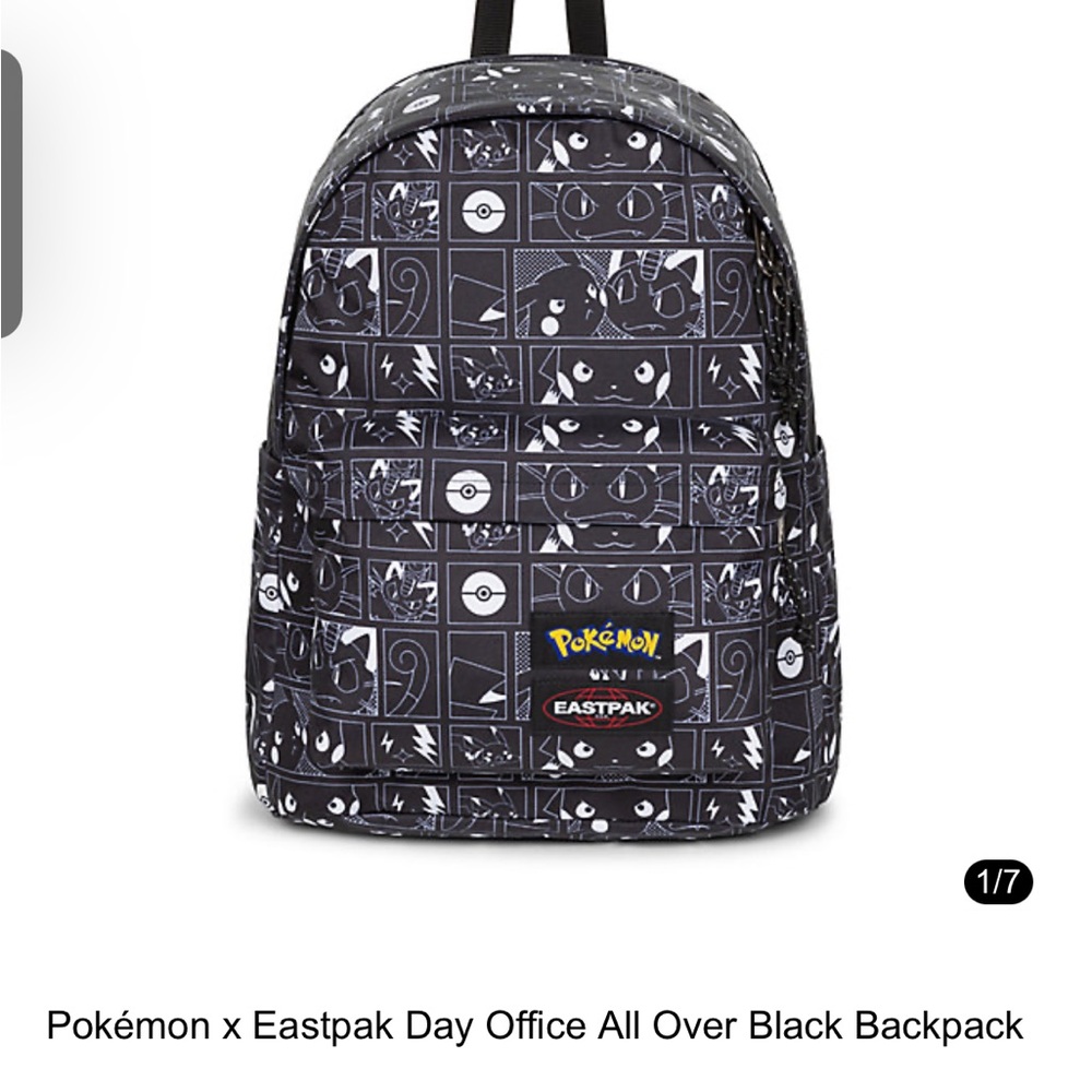 Eastpak x Pokémon Black Backpack